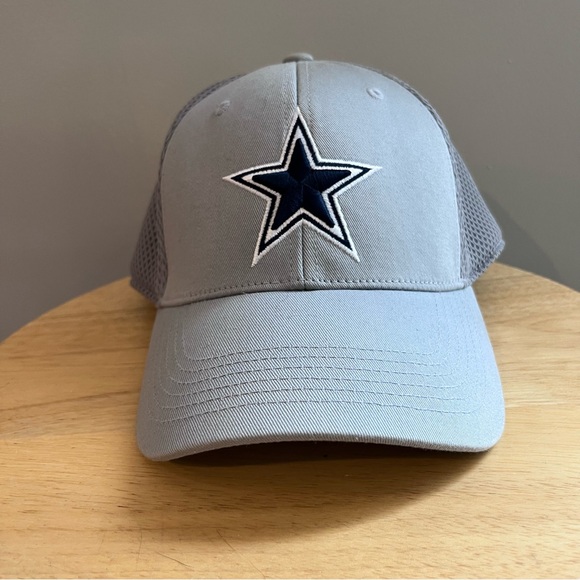 Dallas Cowboys Authentic Hat Gray With Logo Size L/XL - Picture 2 of 10